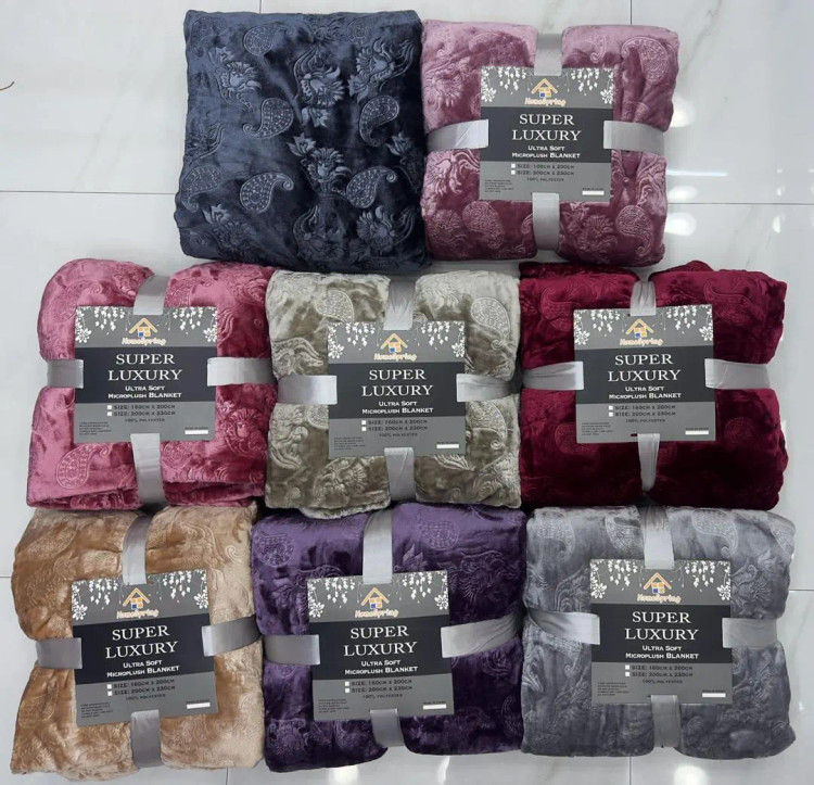 پتو مسافرتی super soft چهارفصل دو نفره
