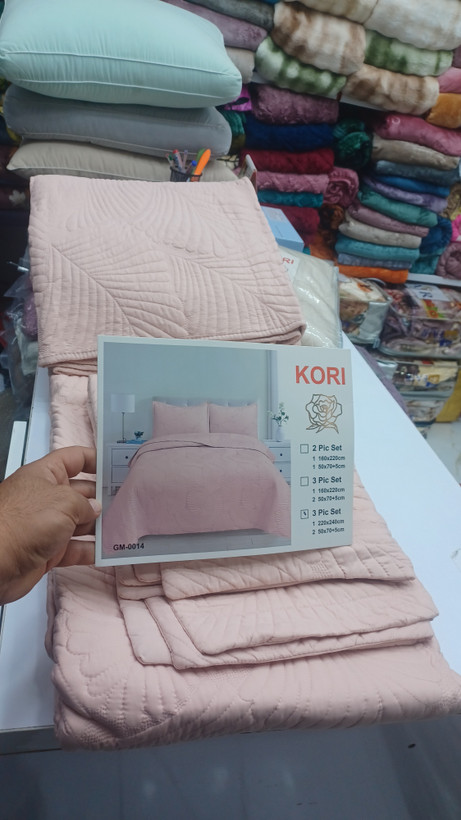 روتختی نخ صد درصد دو نفره KORI سه تکه